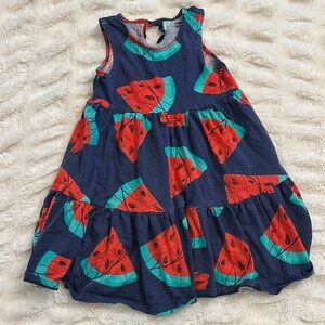 Tea Collection Watermelon Print Kids Dress